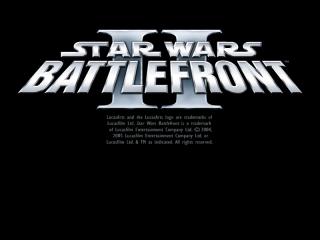 Star Wars - Battlefront II Title Screen